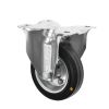 160mm Fixed Castor with an Anti Static Rubber Wheel
