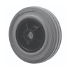 125mm Medium/Heavy Duty Non Marking Grey Rubber Wheel