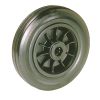 LAG 150mm Black Elasticated Rubber Wheel
