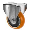 200mm Apex Heavy Duty Fixed Castors with Polyurethane Wheel