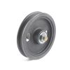V-Grooved Cast Iron Wheels with M10 x 69mm Roller Bearing Axle