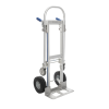 2 Position Aluminium Sack Truck with Puncture Proof Wheels 300kg Capacity