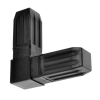 25mm Square Tube System Connectors 2 Way