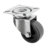 50mm Light Duty Swivel Castors Grey Rubber Wheel