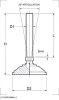 Nickel Plated Steel Adjustable Feet