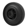 160mm Black Rubber Wheel with Roller Bearings 150kg Load