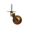 2 Brass Castor with Screw Fitting 29mm