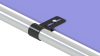 Black Metal Shelf Joint