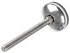 Stainless Steel Adjustable Feet with Rubber Core 100mm Dia. M16 x 100mm