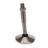 Hygienic Stainless Steel Adjustable Feet 50mm Dia. M12 x 92mm