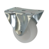 Flexello 50mm White Nylon Fixed Castor Wheel