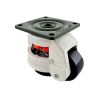 Footmaster Castors 120-132mm 375kg Load Capacity Plate Fitting 1