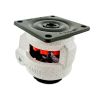 Footmaster Castors 120-132mm 375kg Load Capacity Plate Fitting 3