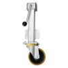 200mm Heavy Duty Jacking Castor with Polyurethane Wheel 600kg Load