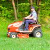 Turf max ride on lawnmower