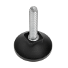 M8 x 37.5 Rigid Adjustable Foot 38mm Dia.