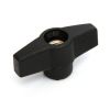 Through Thread Wing Knob M8 x 50mm Diameter