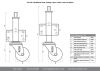 JA 160mm Medium Duty Jacking Castor with Cast Iron Wheel 200kg Load