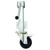 Heavy Duty Jacking Castor with Swivel Rubber 125mm Wheel and Brake RH Series 200mm Lift