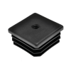 Square Plastic Threaded Insert Black M8 40mm x 40mm