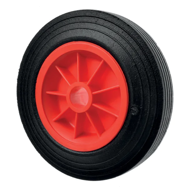 250mm Solid rubber Trolley/wheelbarrow wheel 
