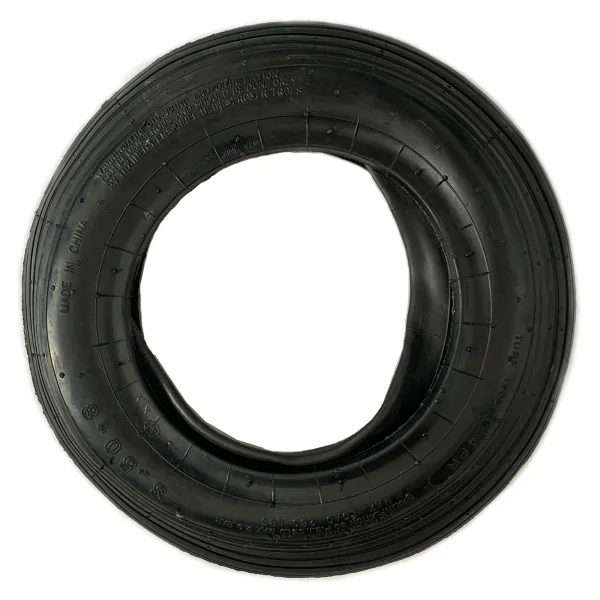 RED SPOKED 14" Pneumatic Wheelbarrow Wheel Tyre 3.50-8 Inner Tube BENT VALVE 