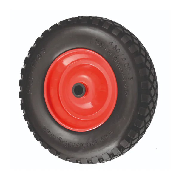 Puncture Proof Wheelbarrow Wheel Metal Centre 400mm Ross Castors