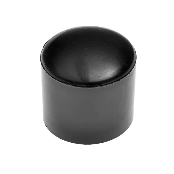Value Pack Tube Cover 100 x 5/8" Inch Chair Feet Square Black Ferrules 