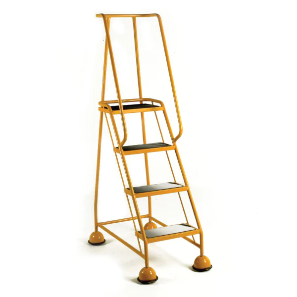 Ladder cheap with wheels