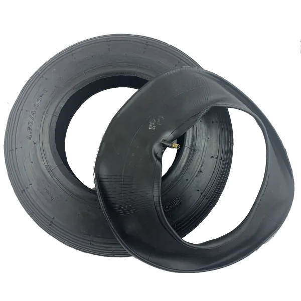 4.80 4.00 8 4 Ply Tyre and Tube Multi RibTread Castors Trolley